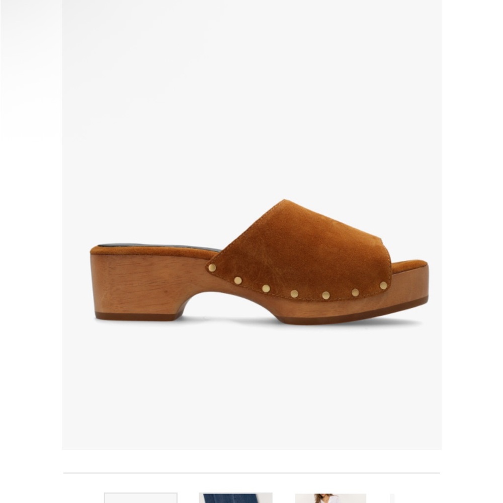 Rag & Bone Brown Mules Minimalist Slip-On Design
